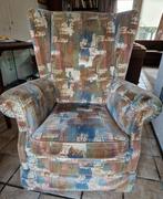 Nette degelijke fauteuil, Ophalen, Gebruikt, 75 tot 100 cm, Stof