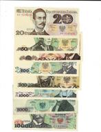 Polen, serie 8 biljetten 20 - 10.000 zlotych, Verzenden, Buitenland, Bankbiljetten