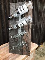 Wijnrek railway uit bali indonesie sloophout oud hout, Verburgt Vintage, 50 tot 75 cm, Nieuw, Ophalen of Verzenden