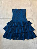 Strapless jurk MORGAN, draagmaat S €5, Blauw, Zo goed als nieuw, Maat 36 (S), Boven de knie