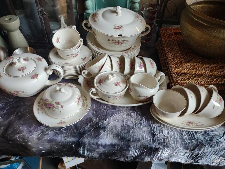 Prachtig Peterselie Ragout Servies, Antiek en Kunst, Antiek | Servies compleet, Ophalen of Verzenden