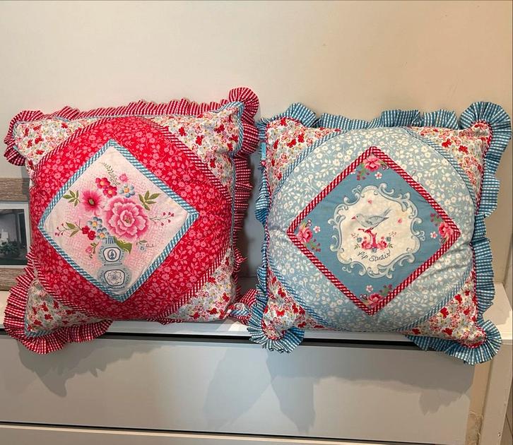 Pip Studio Kussens & Dekbedovertrekken Set, Huis en Inrichting, Woonaccessoires | Kussens, Gebruikt, Overige kleuren, Vierkant