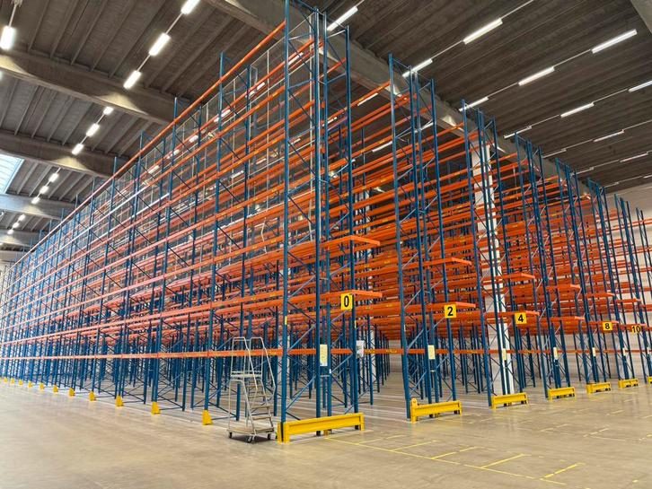 Palletstelling Stow pallet stelling magazijn 11 meter! ACTIE, Zakelijke goederen, Kantoor en Winkelinrichting | Magazijn, Stelling en Opslag