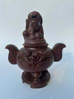 Antieke Chinese Speksteen Wierrookbrander Foo Dog, Antiek en Kunst, Kunst | Niet-Westerse kunst, Ophalen of Verzenden