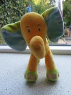 Olifant vrolijk gekleurd merk Nicotoy knisperfolie in voet, Ophalen of Verzenden, Zo goed als nieuw, Olifant