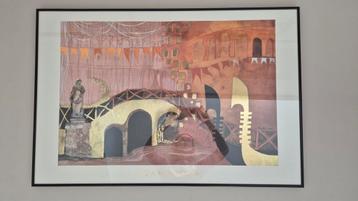 Grote poster in lijst Rosina Wachtmeister beschikbaar voor biedingen