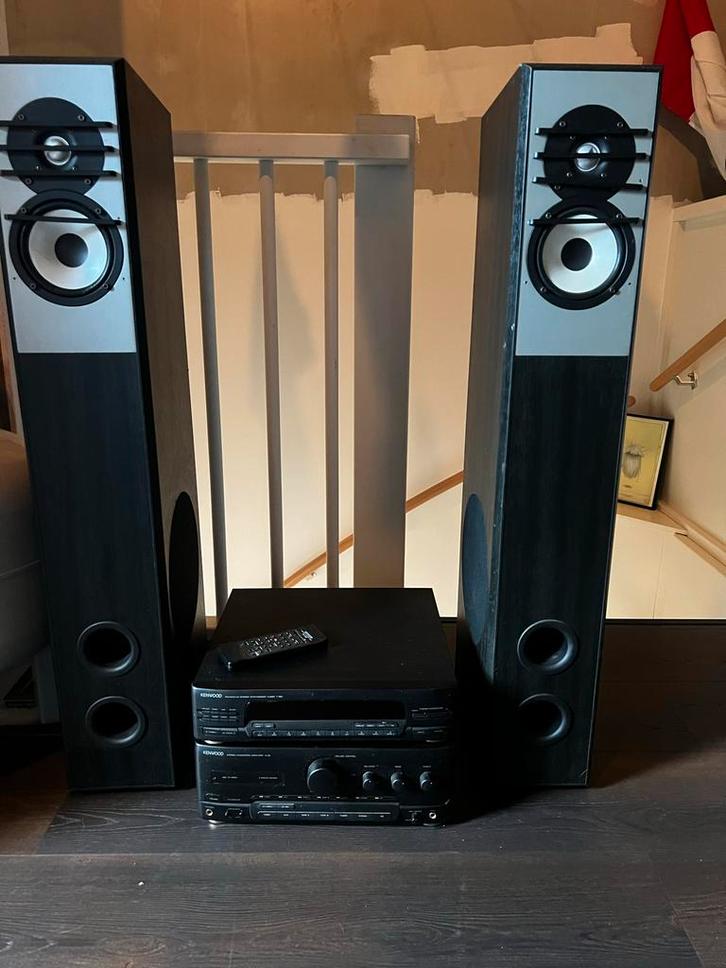 Kenwood A-45 Versterker + T-85L Tuner + Speakers, Audio, Tv en Foto, Stereo-sets, Gebruikt, Tuner of Radio, Overige merken, Losse componenten