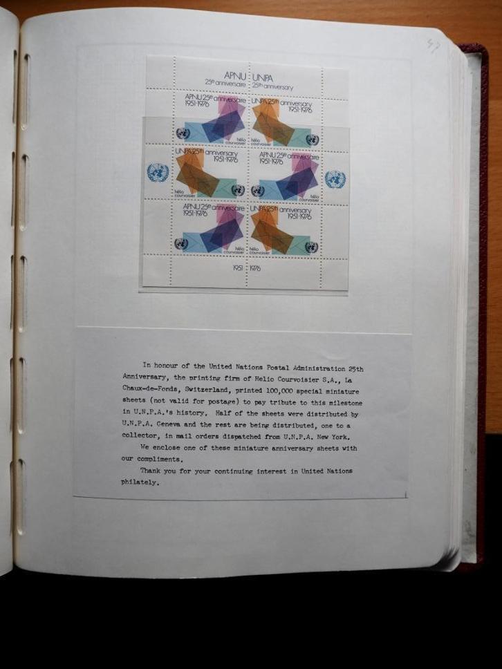 Postzegels United Nations, Postzegels en Munten, Postzegels | Thematische zegels, Postfris, Overige thema's, Ophalen
