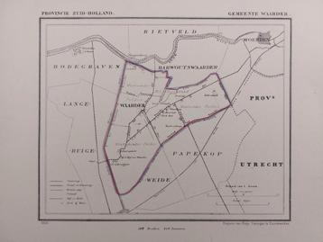 191 / Litho uit 1866 door J. Kuyper van Waarder ZH beschikbaar voor biedingen