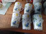 Camping servies 6 bekers  janneke brinkman, Huis en Inrichting, Ophalen of Verzenden, Zo goed als nieuw, Overige stijlen, Kop(pen) en/of Schotel(s)