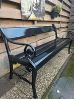 Gietijzeren gardeluxe tuinbank type zeus, Ophalen, Gebruikt, Metaal