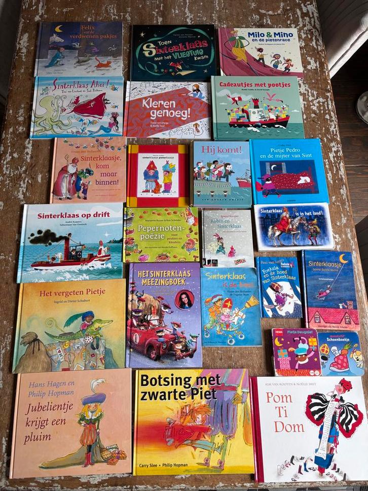 Sinterklaas en (zwarte) piet  Boeken Collectie, Boeken, Kinderboeken | Kleuters, Gelezen, Sprookjes, Ophalen of Verzenden