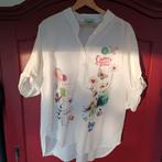 witte blouse met zomerse kleuren L, Ophalen of Verzenden, Nieuw