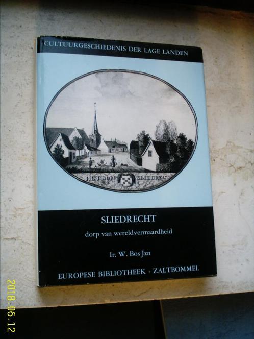 Sliedrecht. Dorp van wereldvermaardheid(Ir. W. Bos Jzn)., Boeken, Geschiedenis | Stad en Regio, Gelezen, 20e eeuw of later, Ophalen of Verzenden