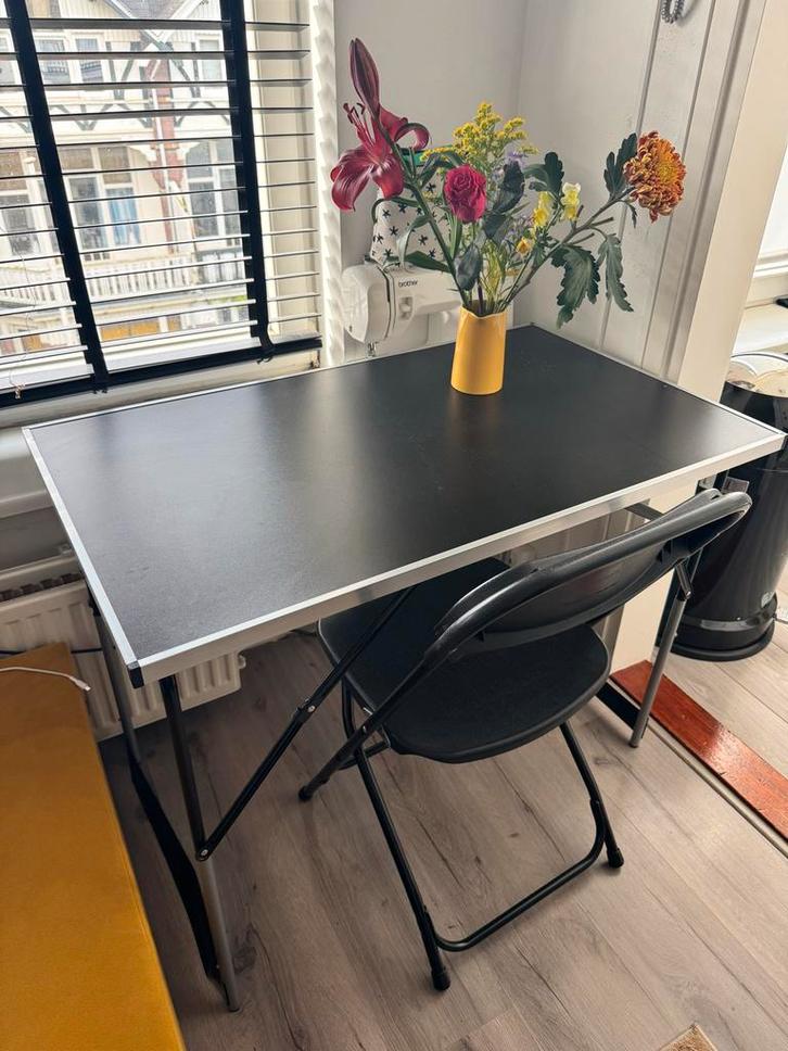 Opvouwbare Tafel & Stoel - Verstelbaar, Caravans en Kamperen, Kampeermeubelen, Ophalen