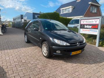 Peugeot 206 1.4 X-line 3D 2003 Zwart NWE APK beschikbaar voor biedingen