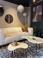 Nieuwe set salontafels wit/beige, Organische vormen, Overige materialen, Organische vormen tafels wit beige set van 2, 50 tot 100 cm