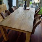 eettafel gebruikt, Huis en Inrichting, Tafels | Eettafels, Ophalen, Gebruikt, Eikenhout, 50 tot 100 cm