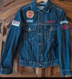 ZGAN🔥【★★★★✩】Spijkerjas【COOLCAT】S〔oks L-R=49〕embl race_Motor, Jongen of Meisje, Coolcat, Ophalen of Verzenden, Zo goed als nieuw