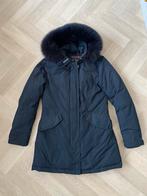 Woolrich Winterjas - Maat S marine blauw zwart bont, Blauw, Ophalen of Verzenden, Zo goed als nieuw, Woolrich