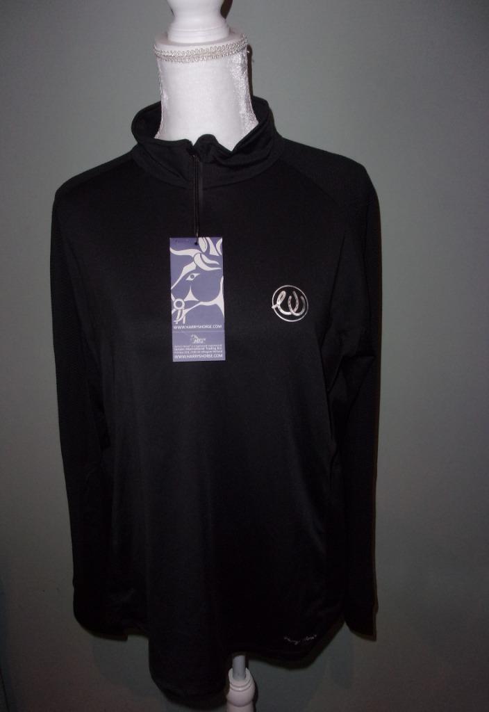 Harry's Horse Baselayer Rena XL zwart paardrijshirt, Dieren en Toebehoren, Paardrijkleding, Nieuw, Dames, Kinderen, Bovenkleding