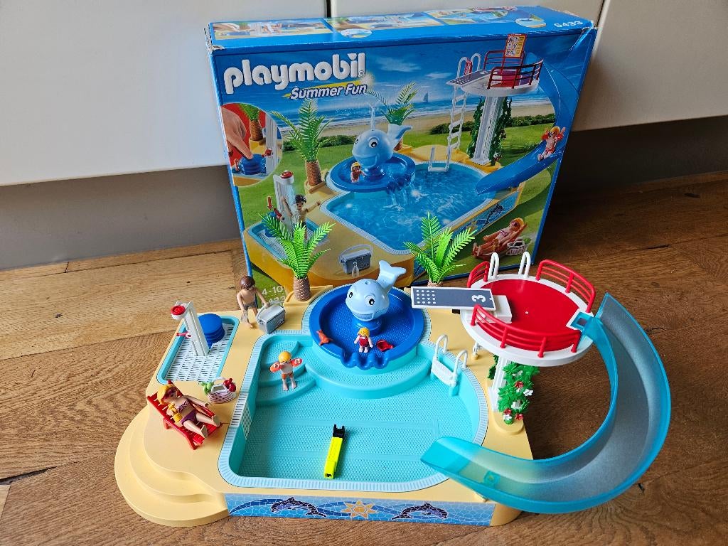 Playmobil zwembad 5433, Kinderen en Baby's, Speelgoed | Playmobil, Ophalen of Verzenden, Gebruikt