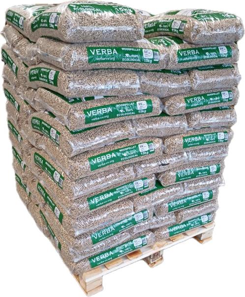 Verba pellets 15 KG  €5,40, Tuin en Terras, Haardhout, Blokken, Overige houtsoorten, Minder dan 3 m³, Ophalen