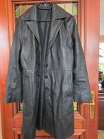 Stoere lederen driekwart jas - XL, Ophalen of Verzenden, Gedragen, Maat 46/48 (XL) of groter, Zwart