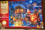 Puzzel 1000 stukjes winter wonderland compleet, Verzenden, Zo goed als nieuw