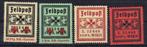 D31) Feldpost WO2 Duitse bez LPGA Wien 4x MNH geen garantie, Ophalen of Verzenden, Duitse Keizerrijk, Postfris