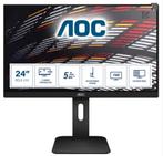 AOC 60,5 cm (23,8") IPS Monitor 24P1 Zwart, Ophalen, IPS, AOC Homi, In hoogte verstelbaar