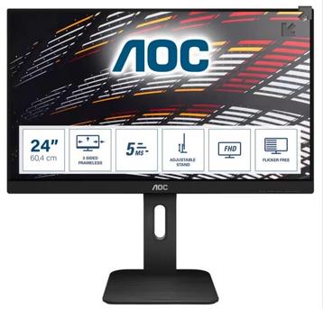 AOC 60,5 cm (23,8") IPS Monitor 24P1 Zwart
 beschikbaar voor biedingen