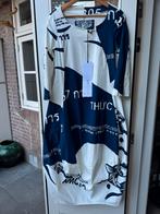 Navy print jurk Rundholz maat S, Rundholz, Maat 36 (S), Wachtendonk, Onder de knie