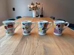 Blond Amsterdam Mokken Set (4) - Lichte Beschadiging, Huis en Inrichting, Gebruikt, Blond Amsterdam, Ophalen of Verzenden, Kop(pen) en/of Schotel(s)
