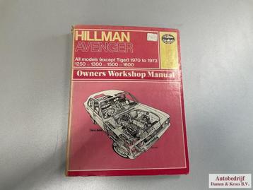 Owner workshop Manual Hillman Avenger isbn 0 900550 37 6 beschikbaar voor biedingen
