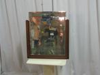 Antieke spiegel, Ophalen, Rechthoekig, 50 tot 100 cm, Minder dan 100 cm