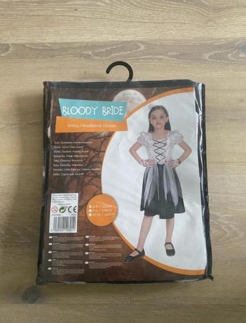 Bloody Bride Halloween Kostuum - Maat 110 beschikbaar voor biedingen
