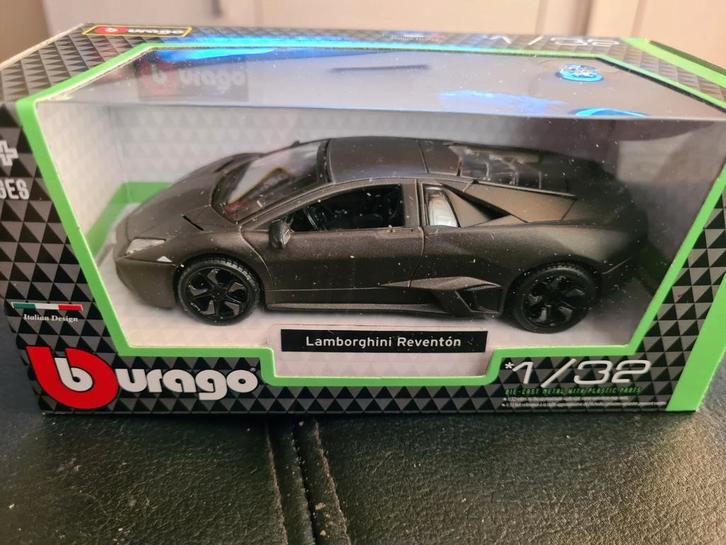 Bburago Lamborghini Reventon Mat grijs nieuw in doos 1:32, Hobby en Vrije tijd, Modelauto's | 1:24, Nieuw, Auto, Overige merken