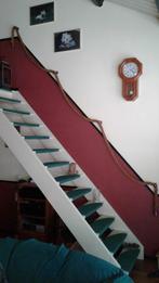 touw - trapleuning met zware messing beugels en eindstoppen, Ophalen of Verzenden, Gebruikt