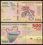 Burundi 2018/2021, 5 nieuwste biljetten (UNC)., Postzegels en Munten, Bankbiljetten | Afrika, Setje, Burundi, Verzenden