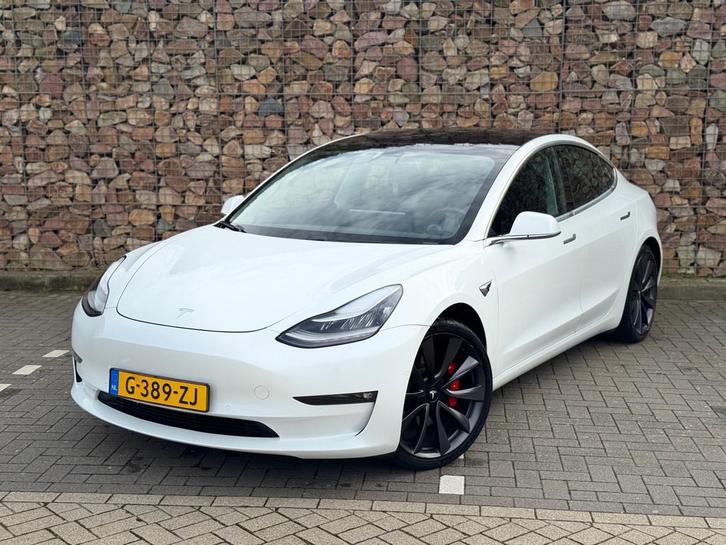 Tesla Model 3 Performance AWD 75 kWh 340kw Dual Motor, Auto's, Tesla, Bedrijf, Te koop, Model 3, 4x4, ABS, Airbags, Airconditioning