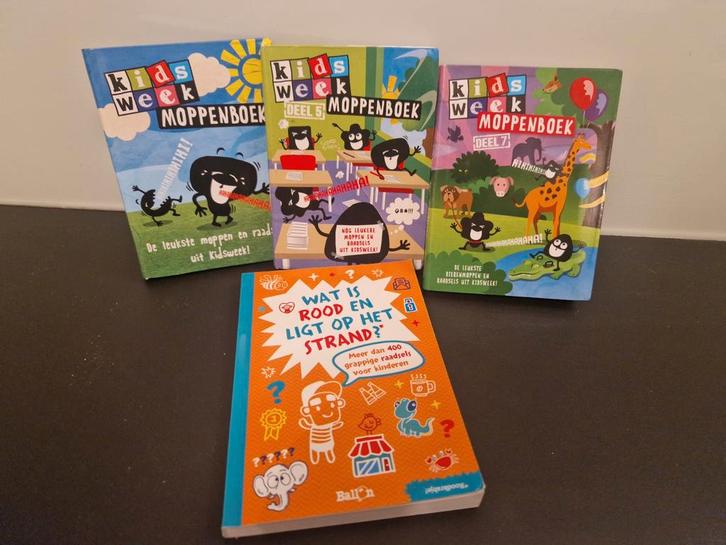 Kids Week Moppenboeken en Raadselboek, Boeken, Kinderboeken | Jeugd | onder 10 jaar, Zo goed als nieuw, Sprookjes, Ophalen of Verzenden