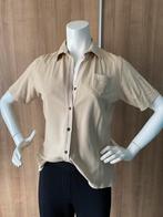 Roberto Santo Sports shirt mt. 42 Beige, Beige, Maat 42/44 (L), Ophalen of Verzenden, Zo goed als nieuw