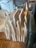 Tuinstoelen - Diverse modellen - €5 per stuk, Ophalen of Verzenden, Gebruikt, Kunststof, Stapelbaar
