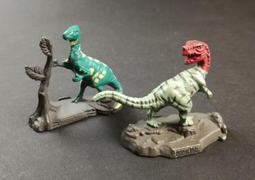 JURASSIC PARK Ceratosaurus & Iguanadon Metaal 1993 KENNER beschikbaar voor biedingen