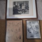 Spotprenten Kappersvak - Set van 3, Ophalen of Verzenden