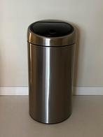 Branbantia Twin Bin 2 x 20 liter mat RVS, Ophalen, Gebruikt, 40 liter of meer, Rvs
