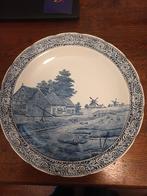 Groot Boch Delfts blauw wandbord – Ø 40 cm – vintage, Ophalen