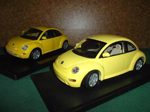 1/18 Volkswagen New Beetle - Gate pastel-geel, Hobby en Vrije tijd, Modelauto's | 1:18, Nieuw, Ophalen of Verzenden