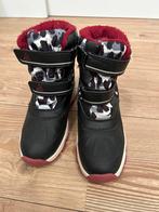 Meisjes Sneeuwboots Zwart/Rood Panterprint Maat 33, Ophalen of Verzenden, Zo goed als nieuw, Meisje, Laarsjes